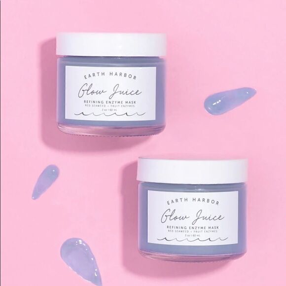 EARTH HARBOR NATURALS GLOW JUICE Refining Enzyme Mask brand new in box - Picture 3 of 5